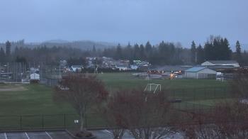 Weather camera view of Granite Falls High School.
