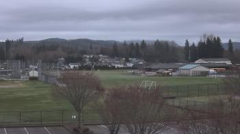 Weather camera view of Granite Falls High School.