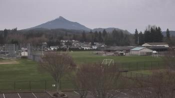 Weather camera view of Granite Falls High School.