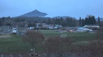 Weather camera view of Granite Falls High School.