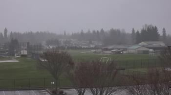 Weather camera view of Granite Falls High School.