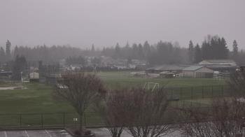 Weather camera view of Granite Falls High School.
