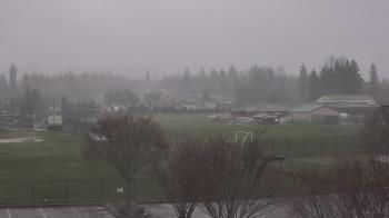 Weather camera view of Granite Falls High School.