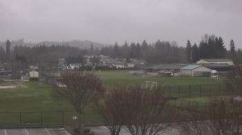 Weather camera view of Granite Falls High School.