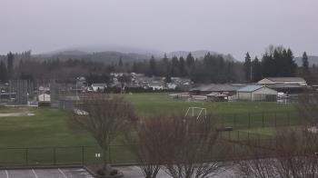 Weather camera view of Granite Falls High School.