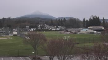 Weather camera view of Granite Falls High School.