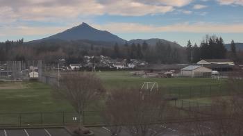 Weather camera view of Granite Falls High School.