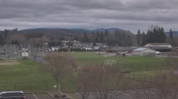 Weather camera view of Granite Falls High School.
