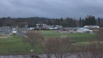 Weather camera view of Granite Falls High School.
