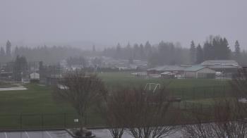 Weather camera view of Granite Falls High School.
