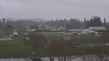 Weather camera view of Granite Falls High School.