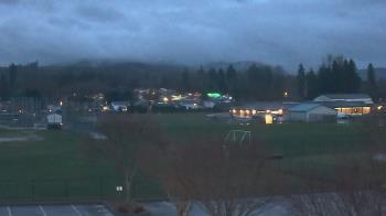 Weather camera view of Granite Falls High School.
