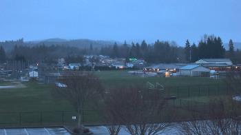 Weather camera view of Granite Falls High School.