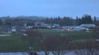 Weather camera view of Granite Falls High School.