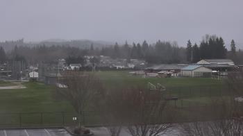 Weather camera view of Granite Falls High School.