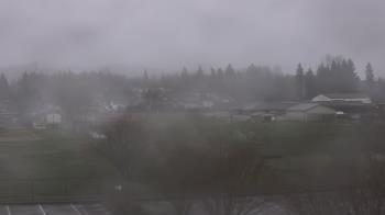 Weather camera view of Granite Falls High School.