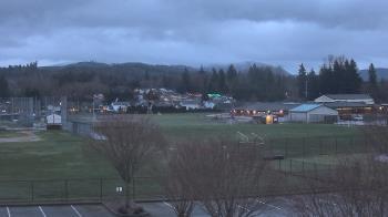 Weather camera view of Granite Falls High School.