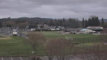 Weather camera view of Granite Falls High School.