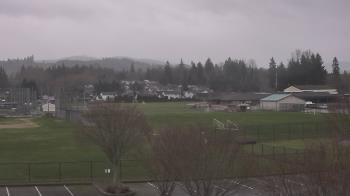 Weather camera view of Granite Falls High School.