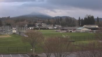 Weather camera view of Granite Falls High School.