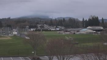 Weather camera view of Granite Falls High School.