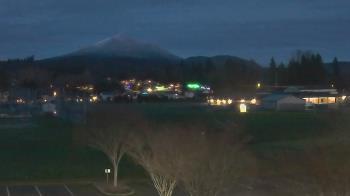 Weather camera view of Granite Falls High School.