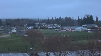 Weather camera view of Granite Falls High School.