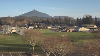 Weather camera view of Granite Falls High School.