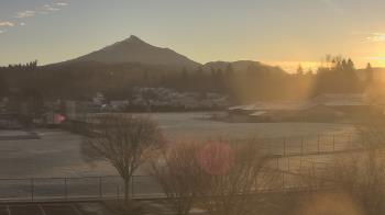 Weather camera view of Granite Falls High School.