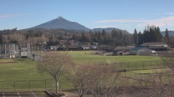 Weather camera view of Granite Falls High School.