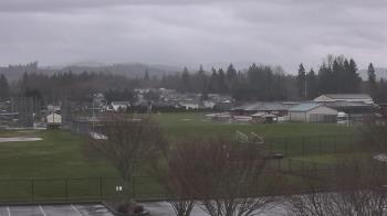 Weather camera view of Granite Falls High School.