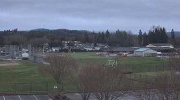 Weather camera view of Granite Falls High School.