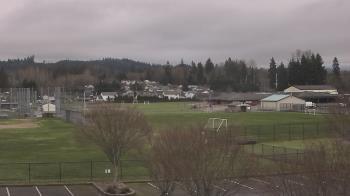 Weather camera view of Granite Falls High School.