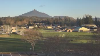 Weather camera view of Granite Falls High School.