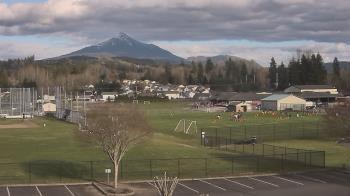 Weather camera view of Granite Falls High School.