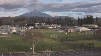 Weather camera view of Granite Falls High School.