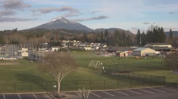 Weather camera view of Granite Falls High School.