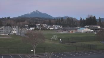Weather camera view of Granite Falls High School.