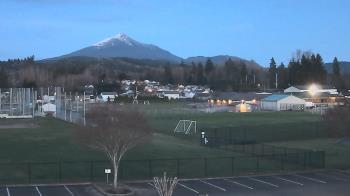 Weather camera view of Granite Falls High School.