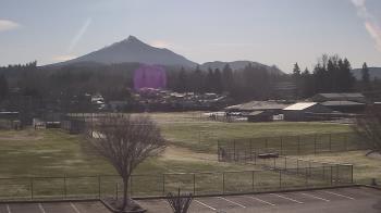 Weather camera view of Granite Falls High School.