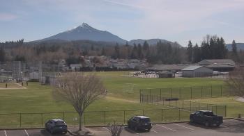Weather camera view of Granite Falls High School.