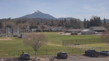 Weather camera view of Granite Falls High School.