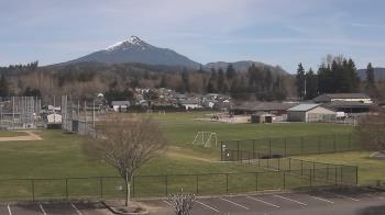 Weather camera view of Granite Falls High School.