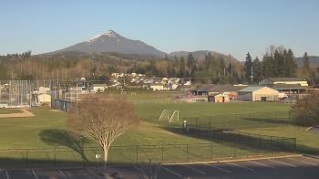 Weather camera view of Granite Falls High School.