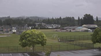 Weather camera view of Granite Falls High School.