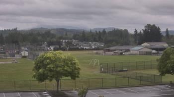 Weather camera view of Granite Falls High School.
