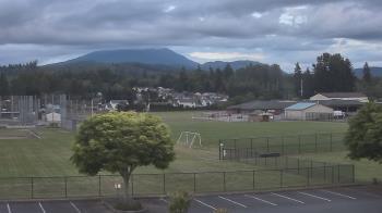 Weather camera view of Granite Falls High School.