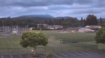 Weather camera view of Granite Falls High School.