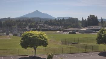 Weather camera view of Granite Falls High School.