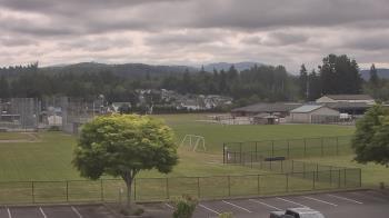 Weather camera view of Granite Falls High School.